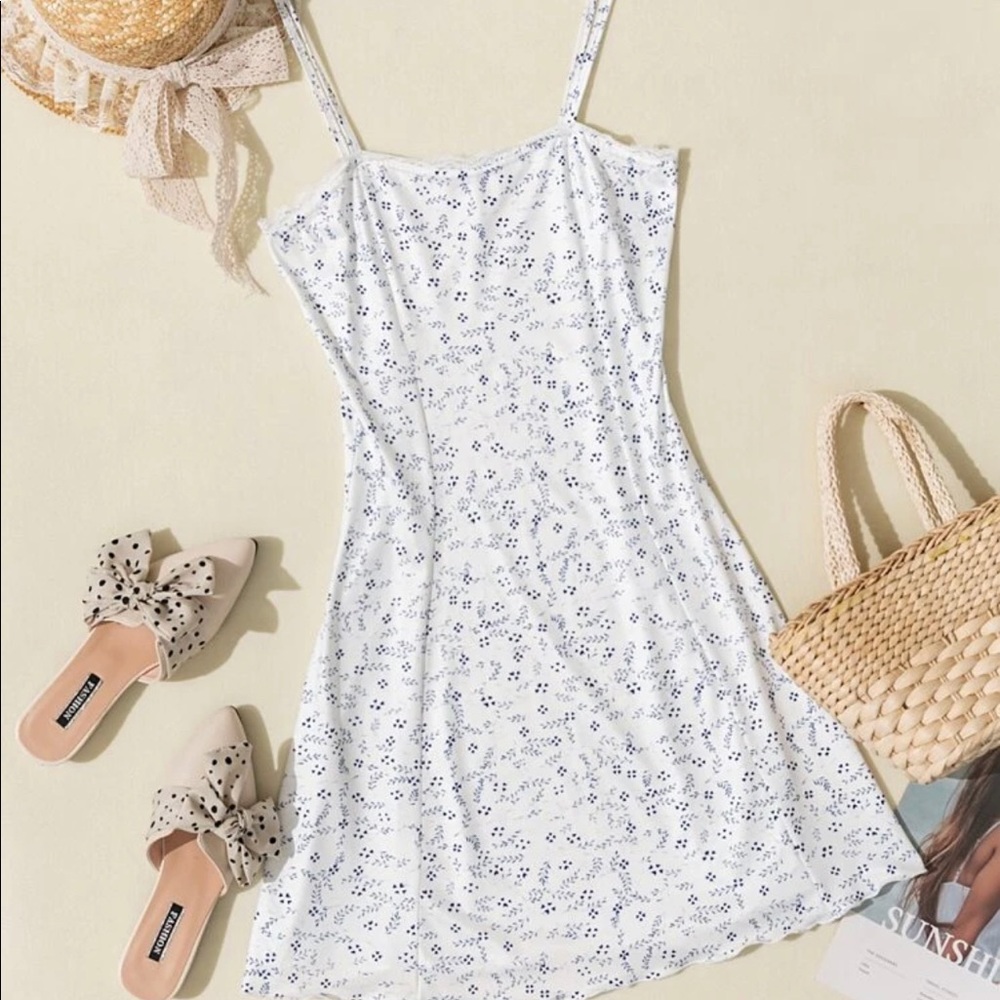 Lace Trim Dress